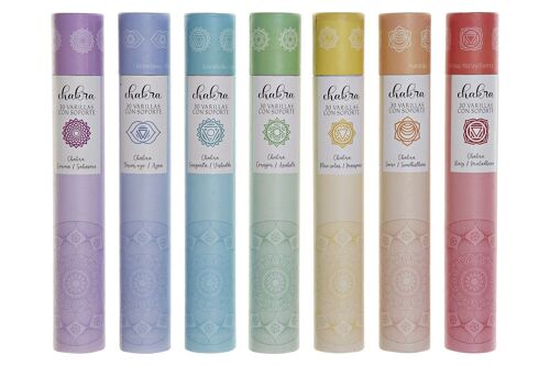 INCIENSO VARILLA SET 30 AROMA 35X19,5X29 CHAKRAS 7 IN186239