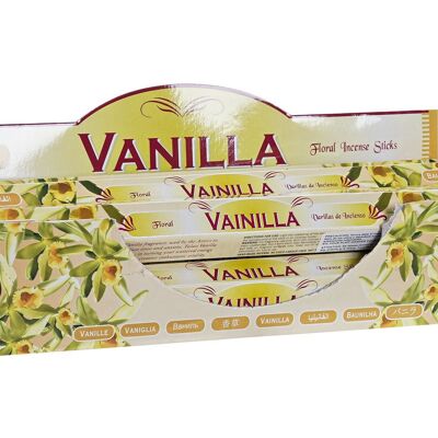 INCENSE STICK SET 20 AROMA 27X4X4 25 CM, VAINIL IN19763