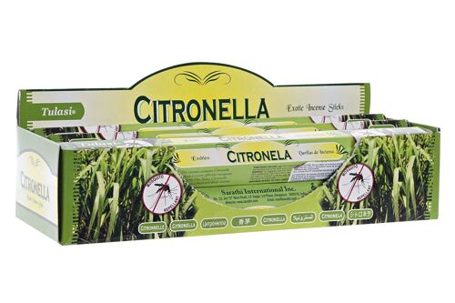 INCIENSO VARILLA SET 20 AROMA 25X4X4 25 CM, CITRON IN24373