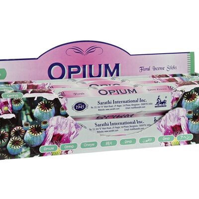 INCENSE STICK SET 20 AROMA 25X4X4 25 CM, OPIUM IN40406