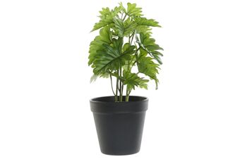 PLANTE PVC PLASTIQUE 15X15X28 VERT JA187738 1