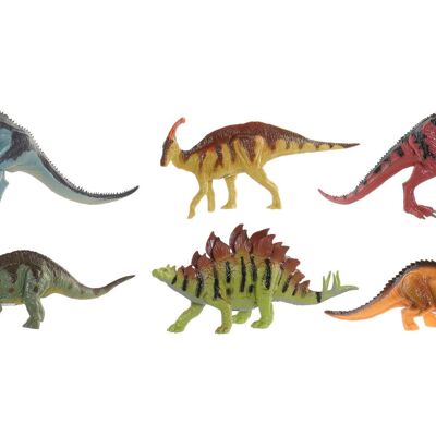 PVC TOY 26X6X16 RIGID DINOSAURS 6 ASSORT. JE166324