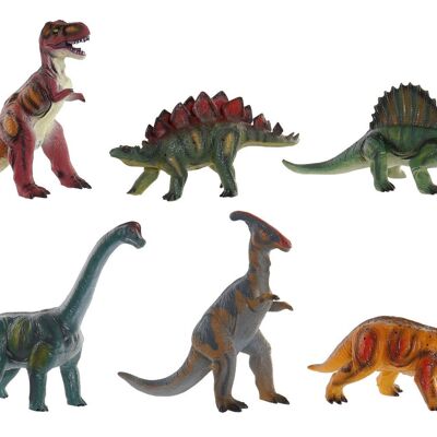 PVC TOY 36X12,5X27 SOFT DINOSAURS 6 ASSORTMENTS. JE166326