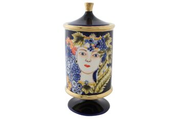 VASE PORCELAINE 11X11X25 CÔTÉ MULTICOLORE JR190262 1