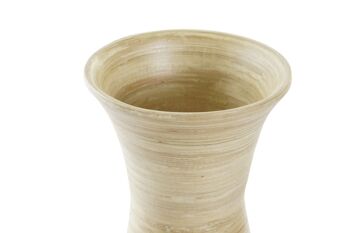 VASE BAMBOU NACRE 25X25X38 NATUREL BICOLORE JR191000 2