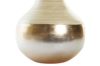 VASE BAMBOU NACRE 25X25X38 NATUREL BICOLORE JR191000 3