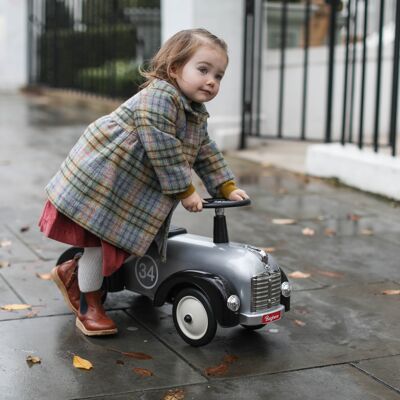 Metallic Gray Child Ride-On - Speedsters Collection