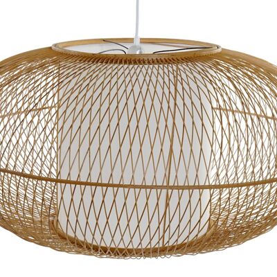 LAMPARA TECHO BAMBU 83X83X40 NATURAL LA161539