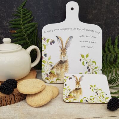 Hares & Hrdgerows Mini Chopping Board