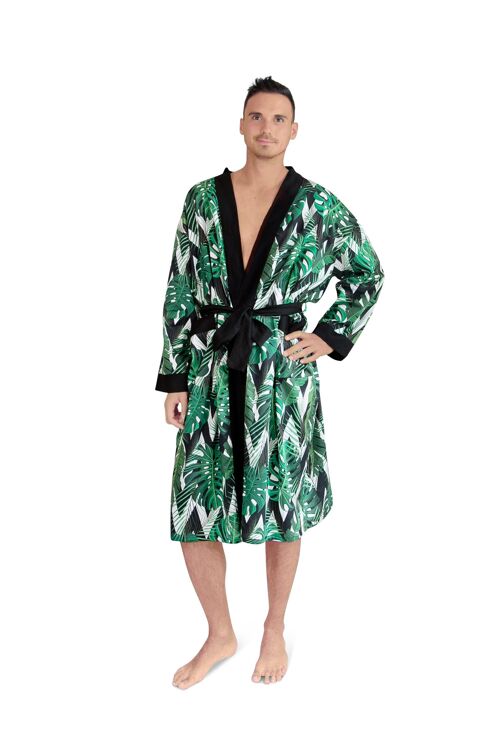 Herren Kimono Mr. Tropical Leaf