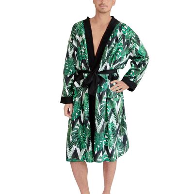 Herren Kimono Mr. Tropical Leaf