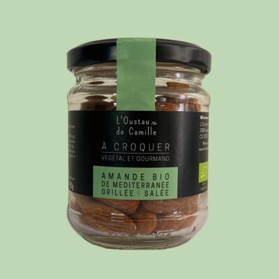 À Croquer Bio - Grilled Salted Mediterranean Almonds - 90 g