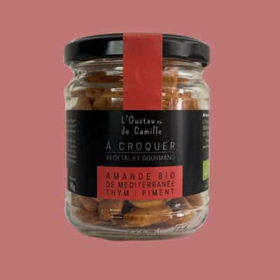 À Croquer Bio - Amandes de Méditerranée Thym Piment - 90 g