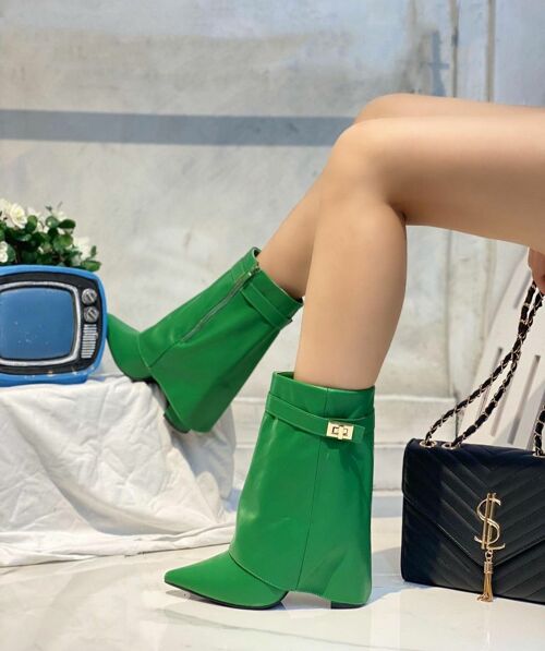TURN-UP BOOT-GREEN