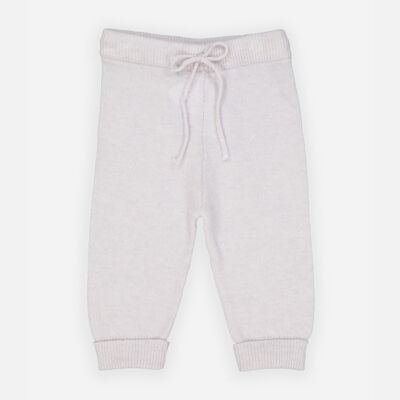 Baby pearl wool and cashmere trousers
