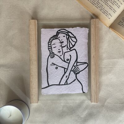 Print "Couple Embracing" B6