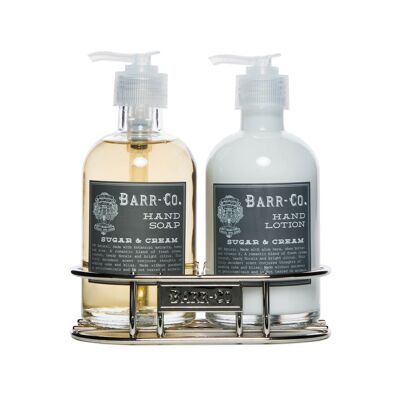 Barr-Co Lotion / Soap Caddy Duo - Sugar & Cream