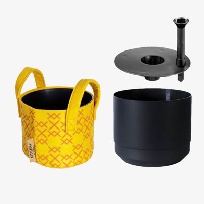 Pot & Cachepot - Ocre Dorado - 3 Litros