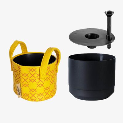 Pot & Cachepot - Golden Ochre - 3 Liters