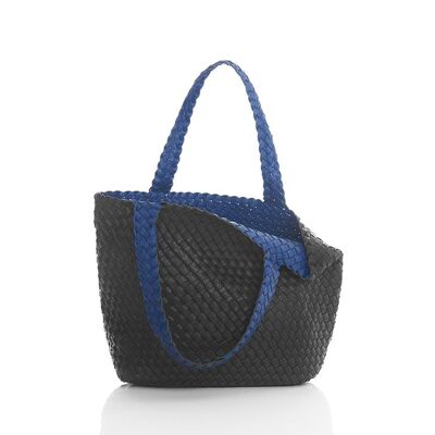 Sac réversible noir et bleu