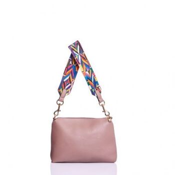 Sac double clone anse fantaisie rose 3