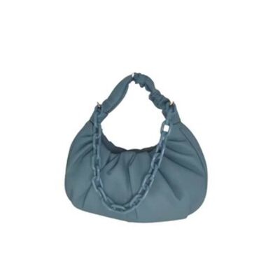 Venezia Handtasche mit hellblauer Kette