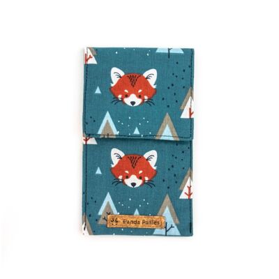 Children's cutlery set - fox fabric