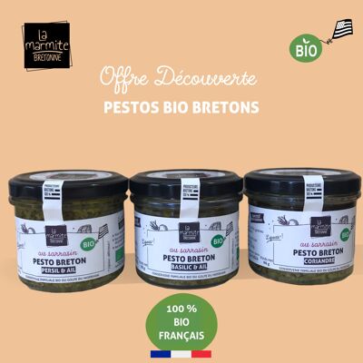 Bretonisches Bio-Pesto-Entdeckungsangebot