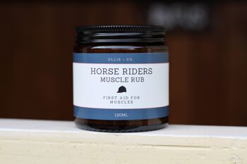 Horse Riders Muscle Rub | Naturellement apaisant pour les humains endoloris 1