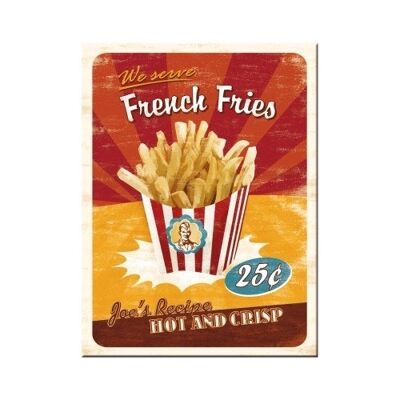 Fridge magnet We serve French Fries