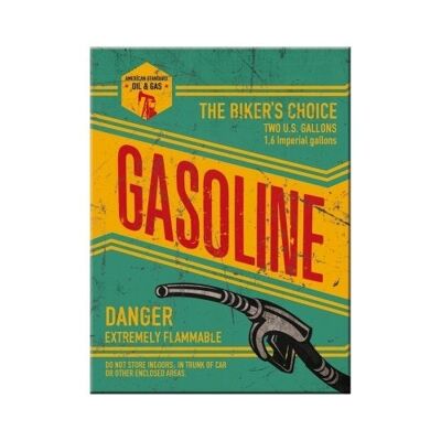 Gasoline fridge magnet