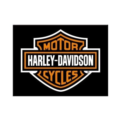 Imán de nevera Harley Davidson logo horizontal