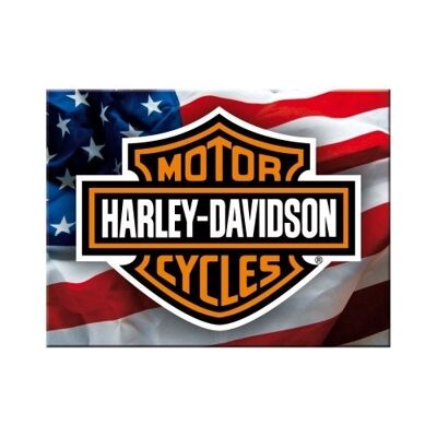 Imán Nevera Logo Harley Davidson USA