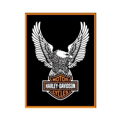 Fridge Magnet Harley Davidson Eagle