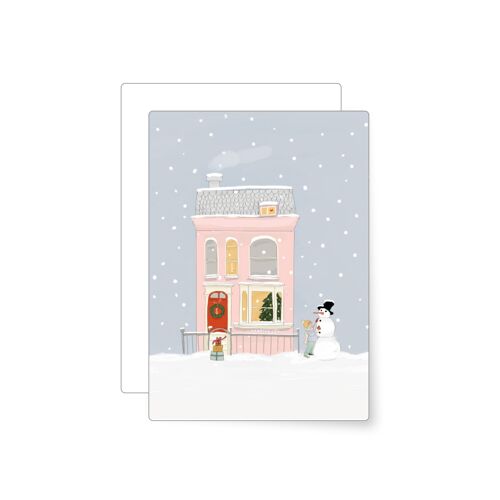 Weihnachtshaus | Postkarte