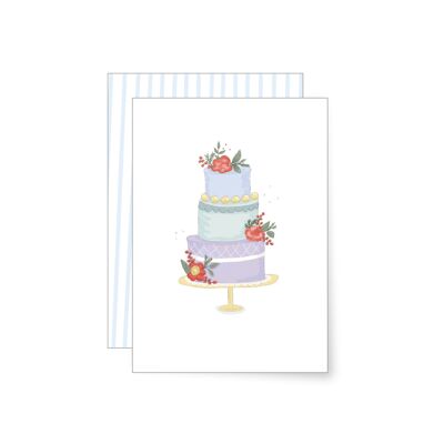 giant cake | Folded card