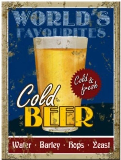 Kühlschrankmagnet Cold Beer