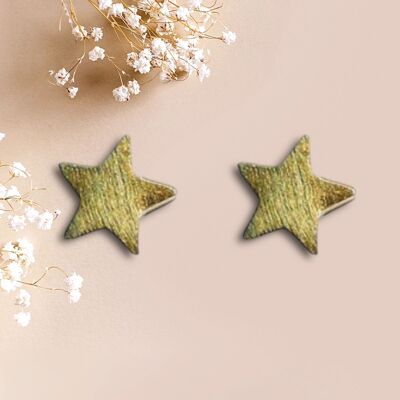 Golden Star earrings