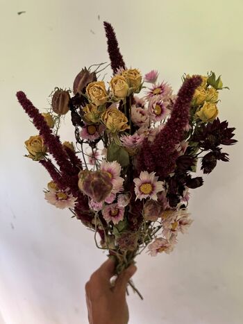 Bouquet de fleurs séchées de tons Automne 2