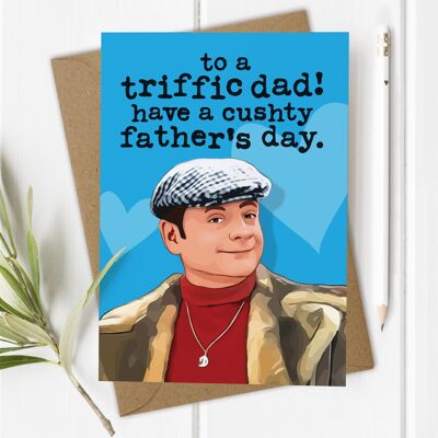 Triffic Dad, Only Fools & Horses - Tarjeta del Día del Padre