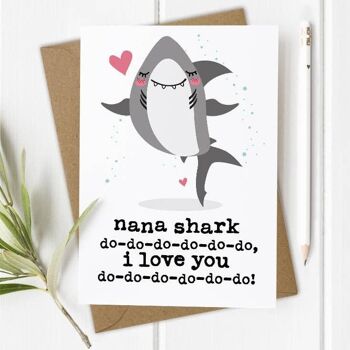 Nanny, Nana, Grandma Shark - Fête des mères / Anniversaire de nounou 1