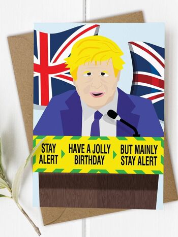 Annonce de Boris Johnson - Carte d&#39;anniversaire Jolly 2