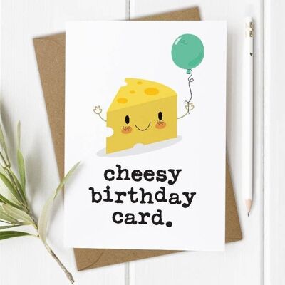 Cheesy - lustige Geburtstagskarte