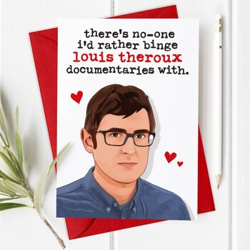 Louis Theroux - Carte drôle de Saint Valentin / anniversaire 1