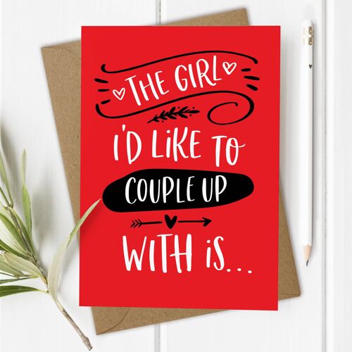 Love Island, The Girl - Valentine's Day / Anniversary Card