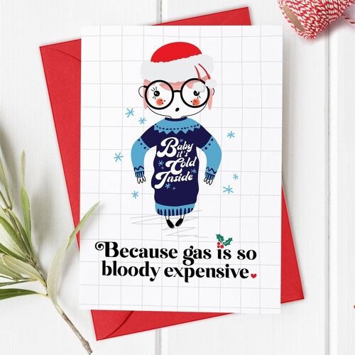 Daisy Doo Bloody Gas Prices - Christmas Card
