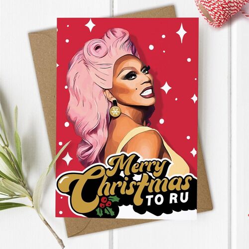 Ru Paul, Drag Race - Christmas Card