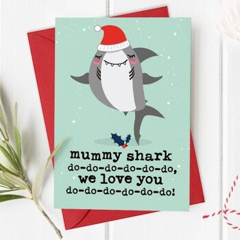 Momie Requin - Carte de Noël 2