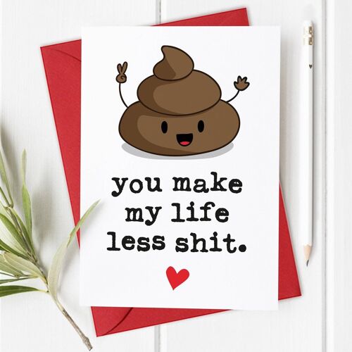 Sh*t Card - Funny Valentine's Day / Anniversary Card
