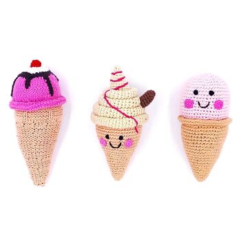 Hochet à glace Baby Toy Friendly – ​​Vanille 3